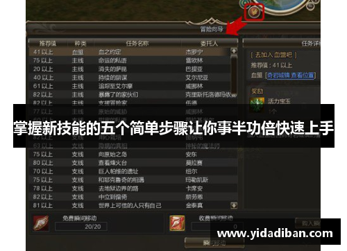 掌握新技能的五个简单步骤让你事半功倍快速上手 掌握新技能的五个简单步骤让你事半功倍快速上手